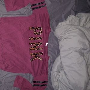 PINK long sleeve shirt